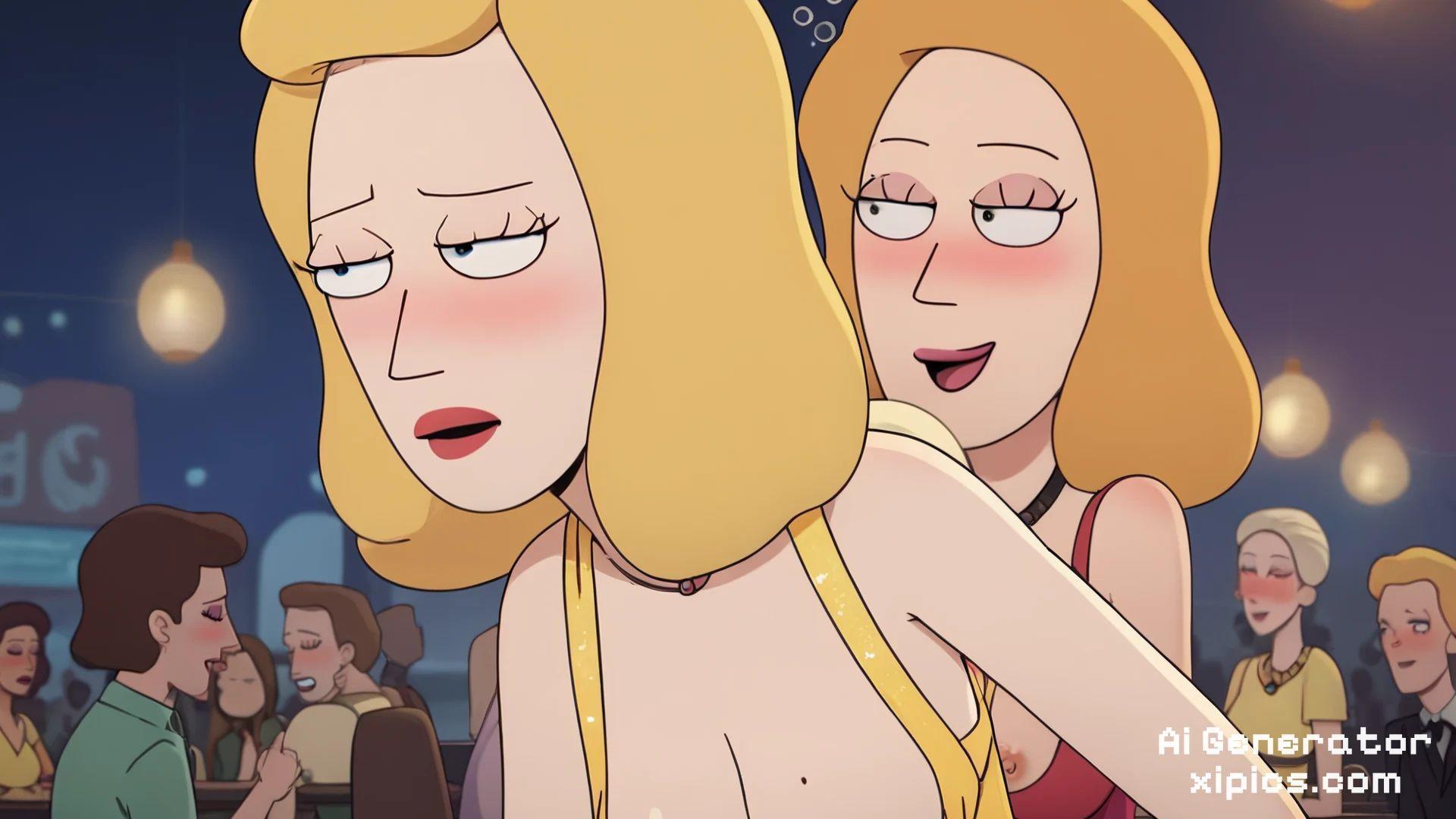 beth from rick and morty naked video