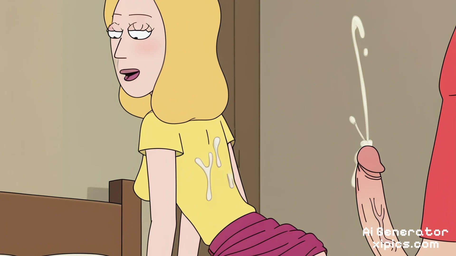 beth rick and morty nude video